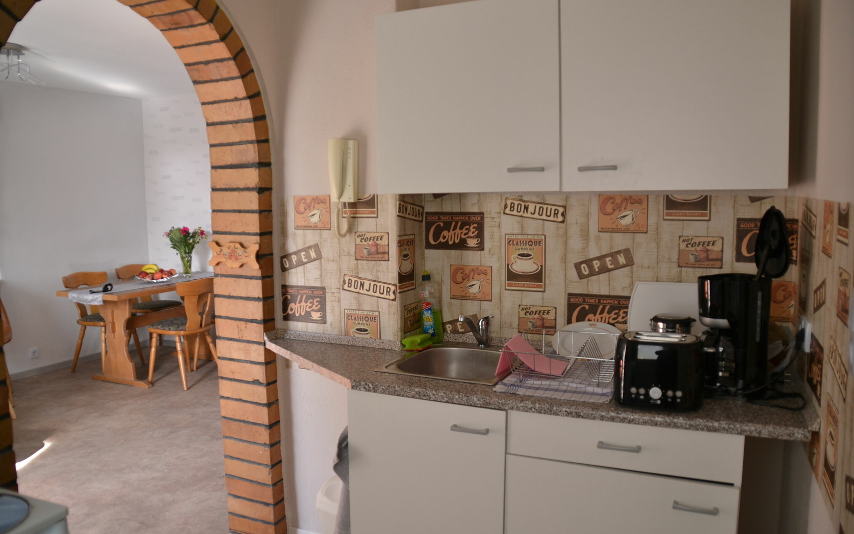 Ferienhaus Gartenidyll Kochbereich, Foto: MuT Guben