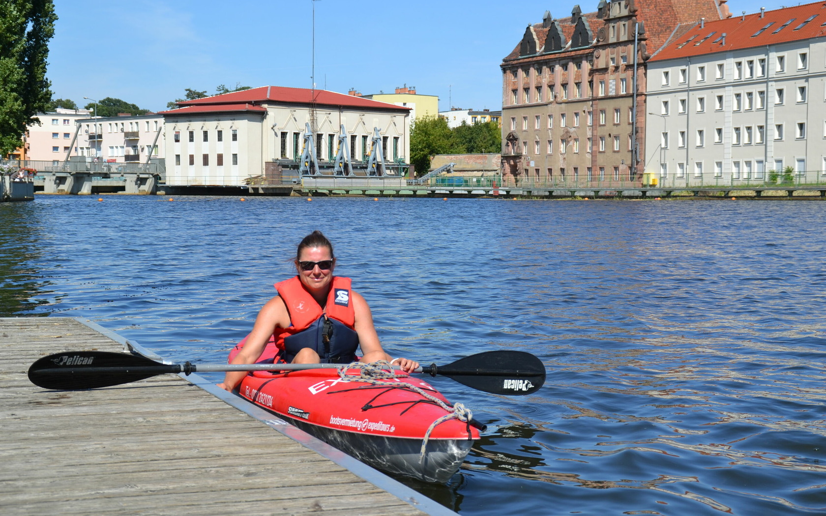 An der Neiße in Guben, Foto: MuT ― Marketing und Tourismus Guben e.V., Lizenz: MuT ― Marketing und Tourismus Guben e.V.