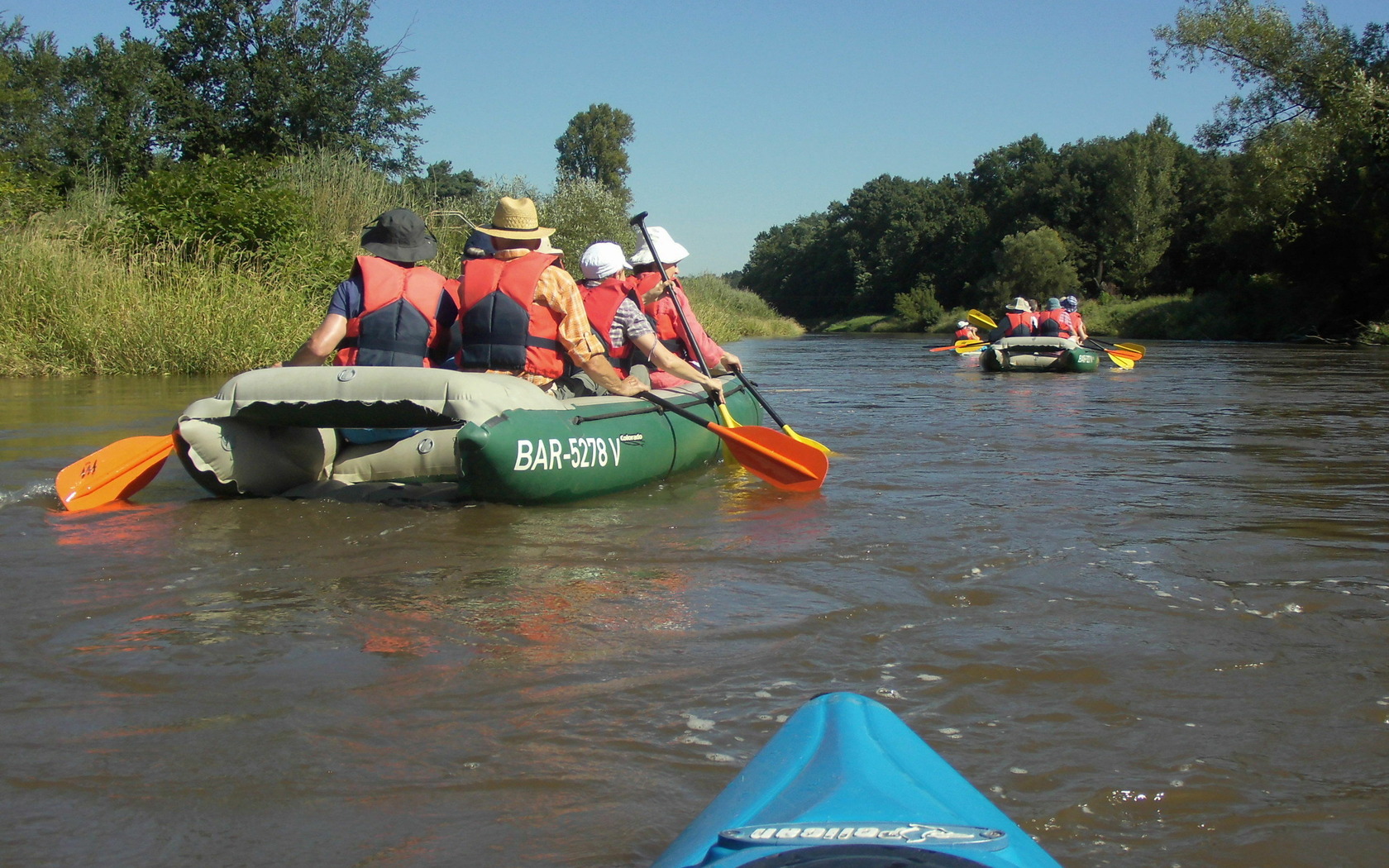 Geführte Bootstour, Foto: MuT ― Marketing und Tourismus Guben e.V., Lizenz: MuT ― Marketing und Tourismus Guben e.V.