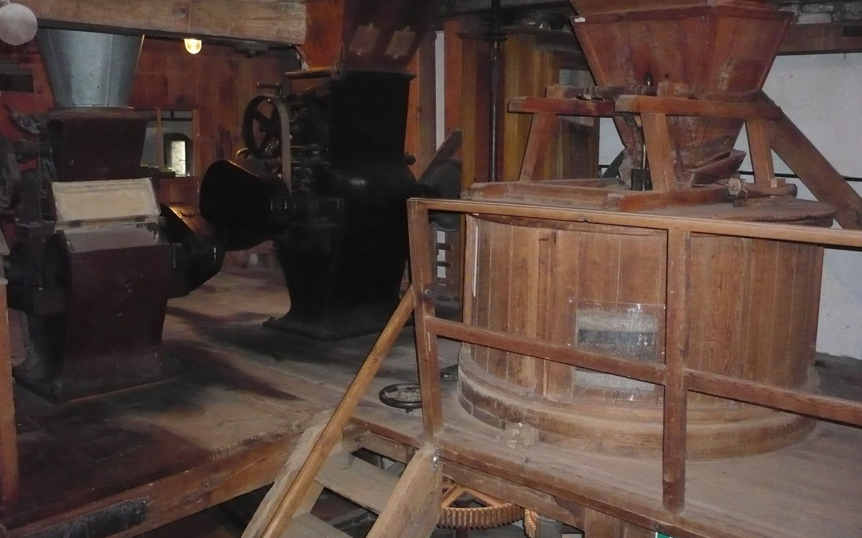 Mahlwerk Sprucker Mühle, Foto: Stadt- und Industriemuseum Guben, Lizenz: Stadt Guben