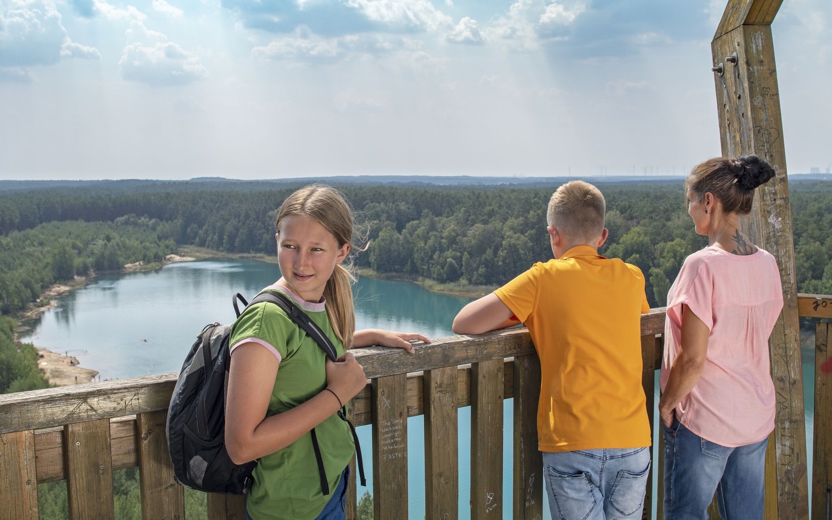 Aussichtsturm am Felixsee, Foto: Nada Quenzel, Lizenz: Tourismusverband Lausitzer Seenland e. V.