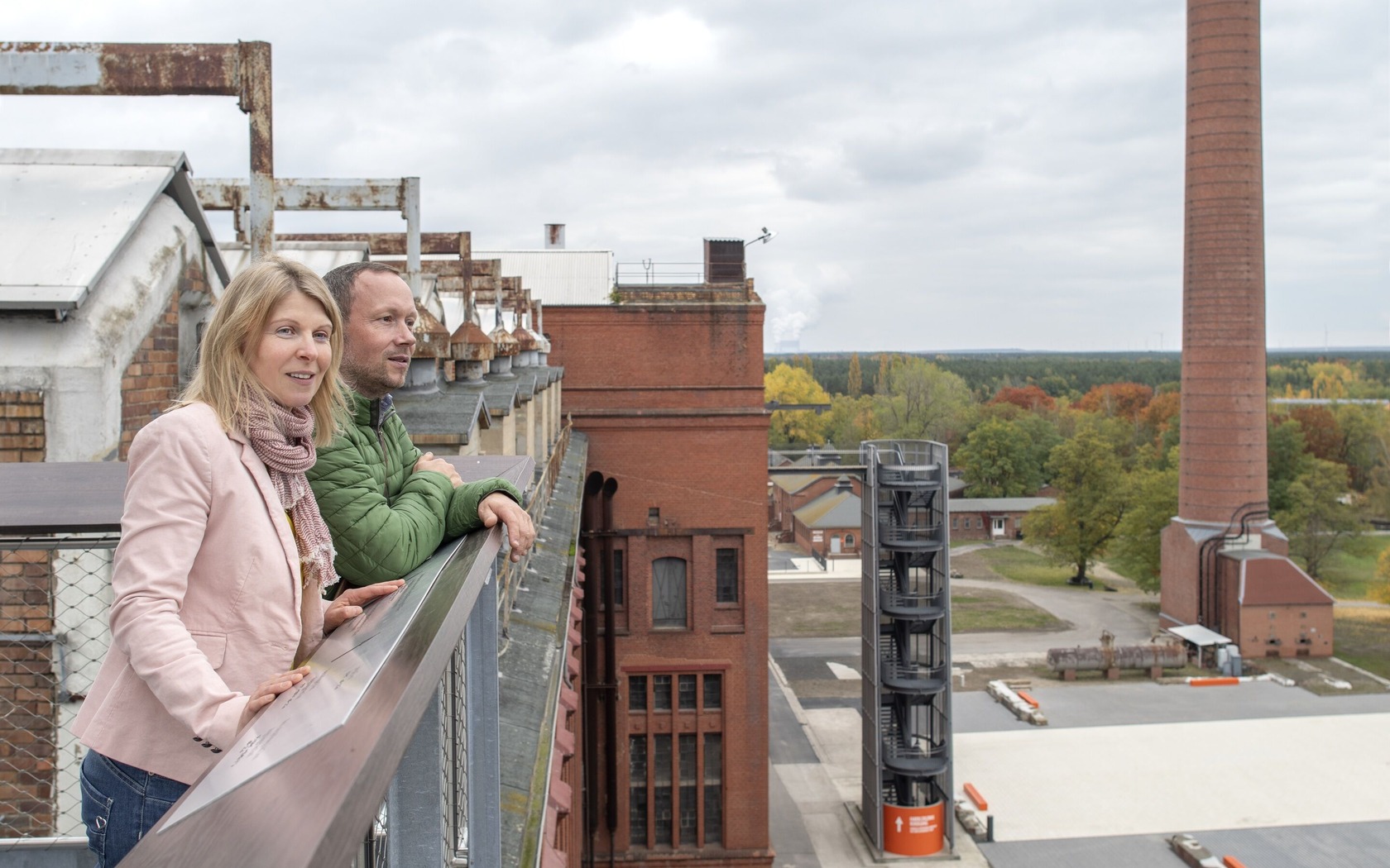 Knappenrode energy factory, Lausitzblick viewing platform, Foto: Nada Quenzel, Lizenz: Tourismusverband Lausitzer Seenland e. V.