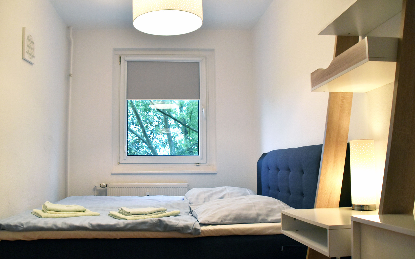 Schlafzimmer mit Doppelbett, Foto: Kerstin Geilich, Lizenz: MuT